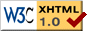 XHTML 1.0 Transitional!